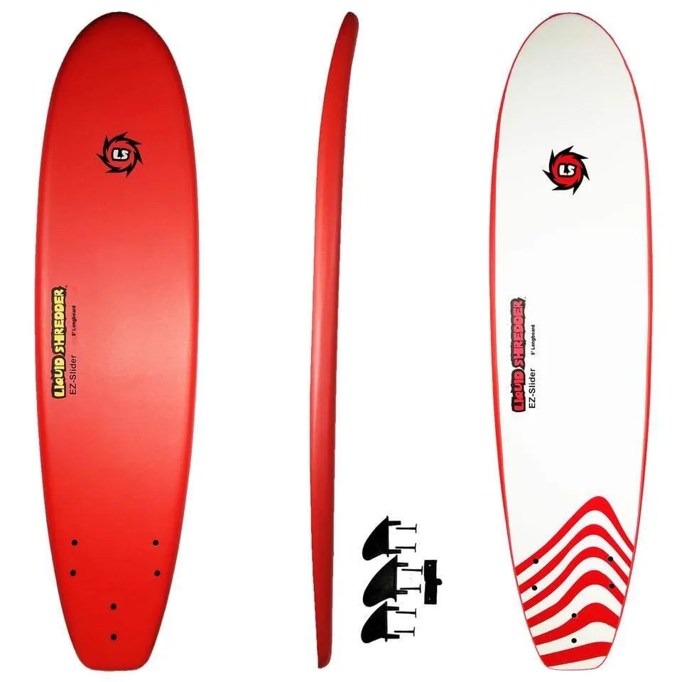 Liquid Shredder 8' EZ-Slider Foam Soft Surfboard