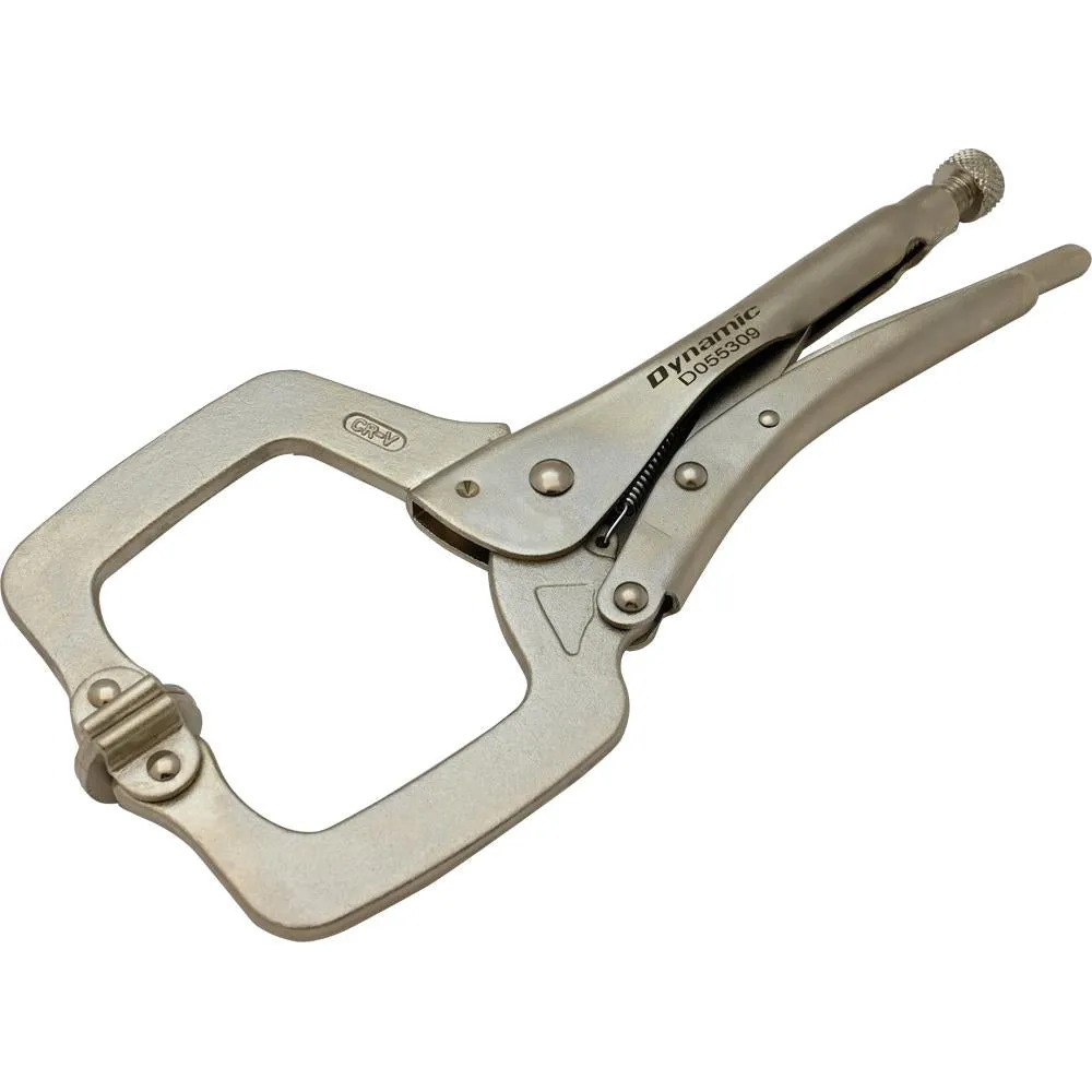 Locking Clamp With Swivel Pads