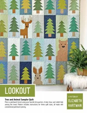 Lookout - Tree and Animal Sampler Quilt Pattern