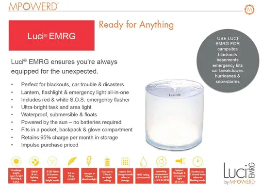 Luci Emergency Camp Lantern