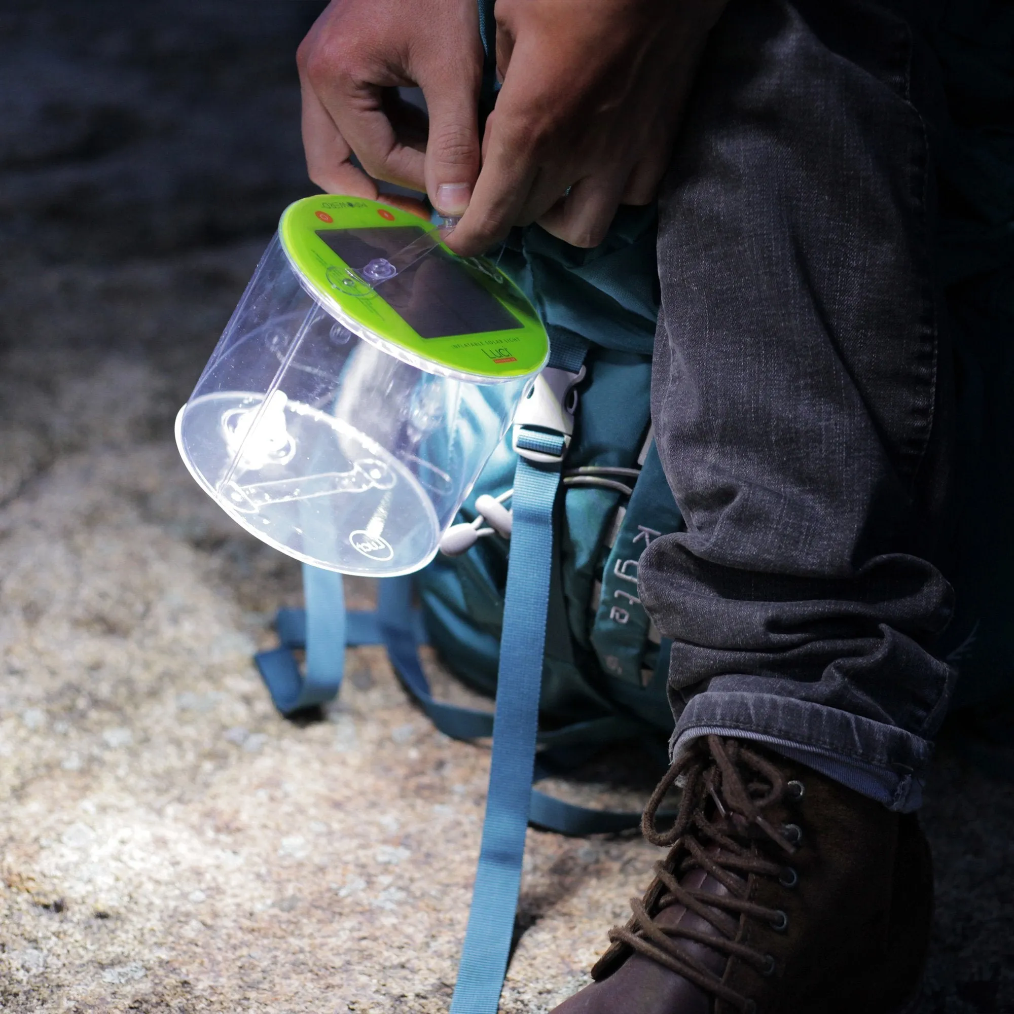 Luci Outdoor 2.0: Solar Inflatable Lantern