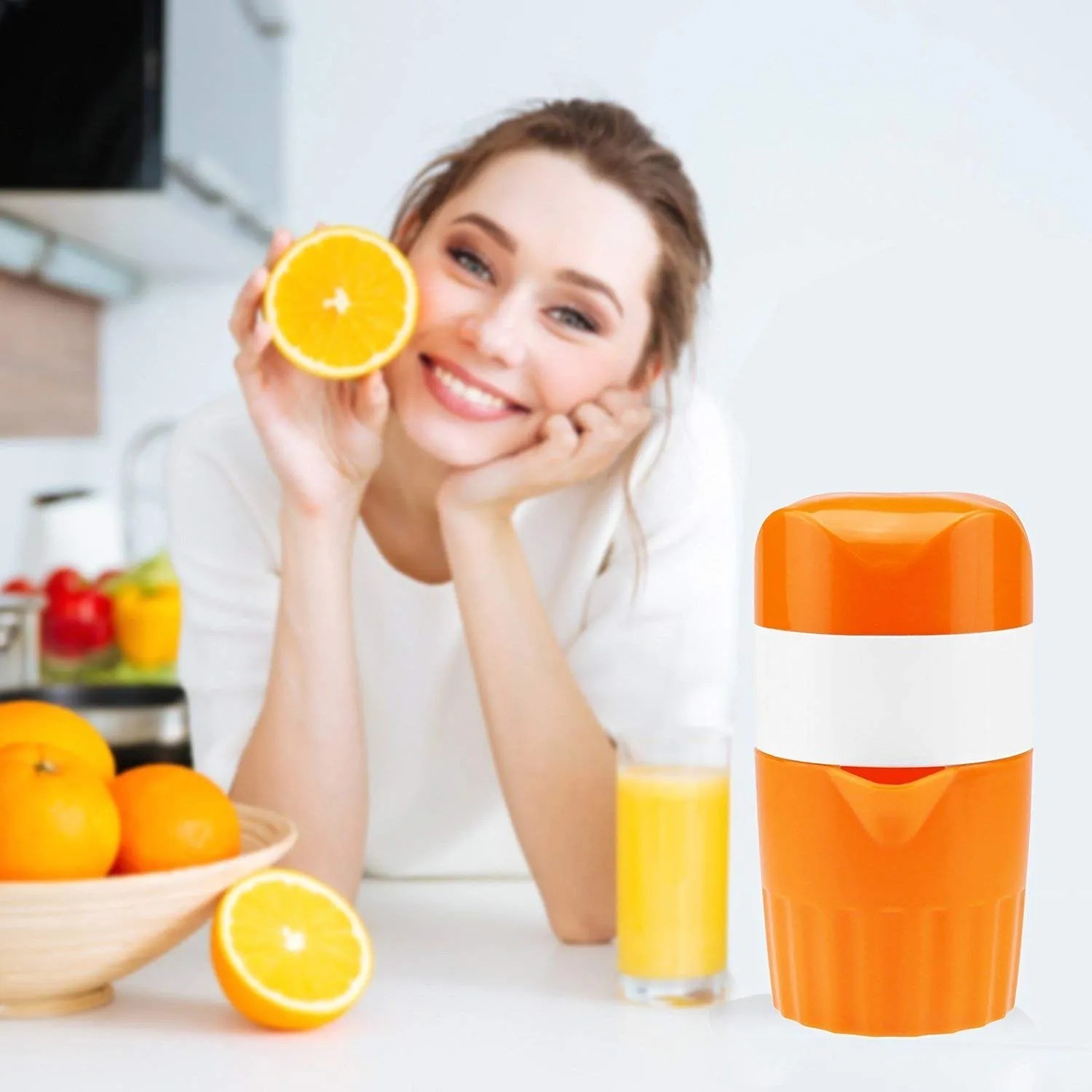 Manual Handheld Citrus Orange Lemon Juicer Fruit Press Squeeze Extractor New