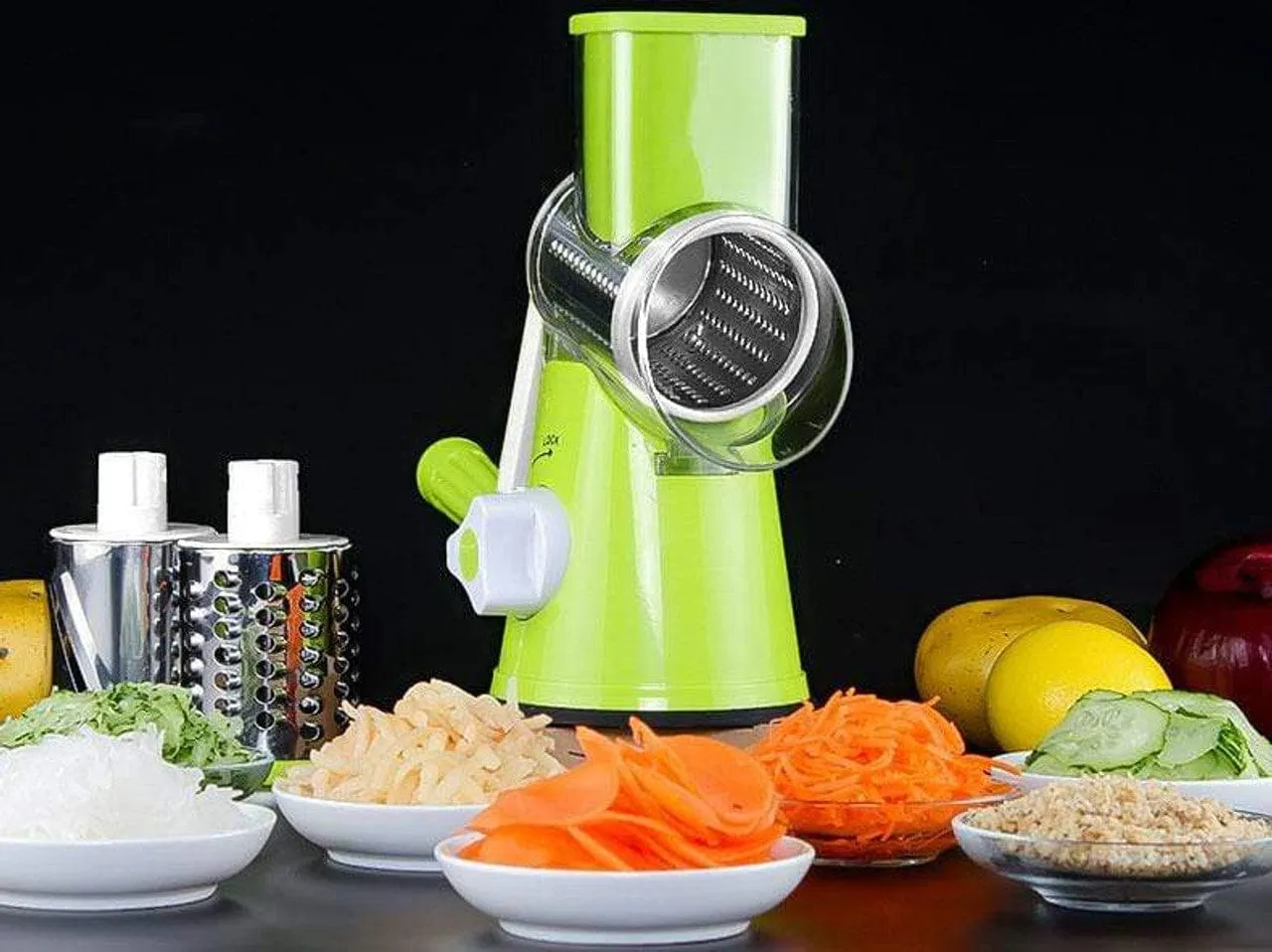 Manual Vegetable Cutter Slicer Multifunctional Round Slicer Gadget Multi-function Kitchen Gadget Food Processor Blender Cutter