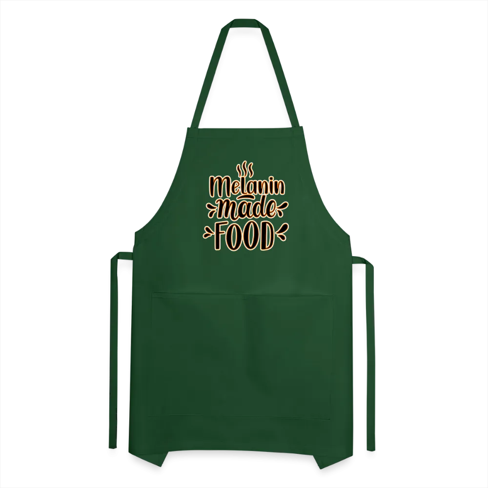 Melanin Made This Food - Adjustable Apron