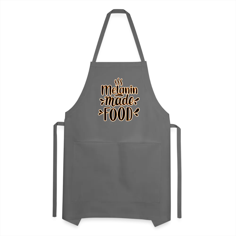 Melanin Made This Food - Adjustable Apron