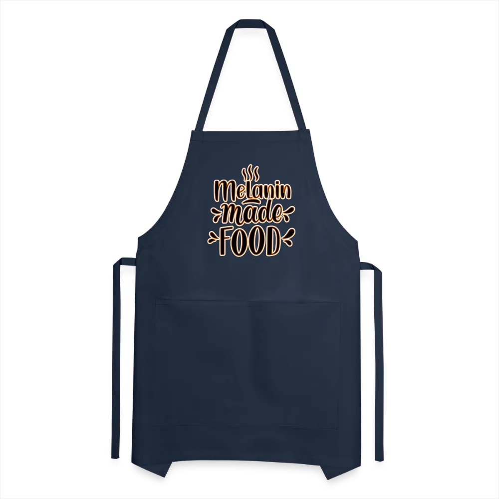 Melanin Made This Food - Adjustable Apron