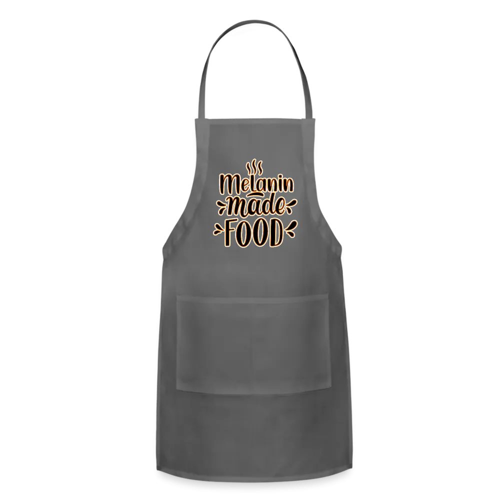 Melanin Made This Food - Adjustable Apron