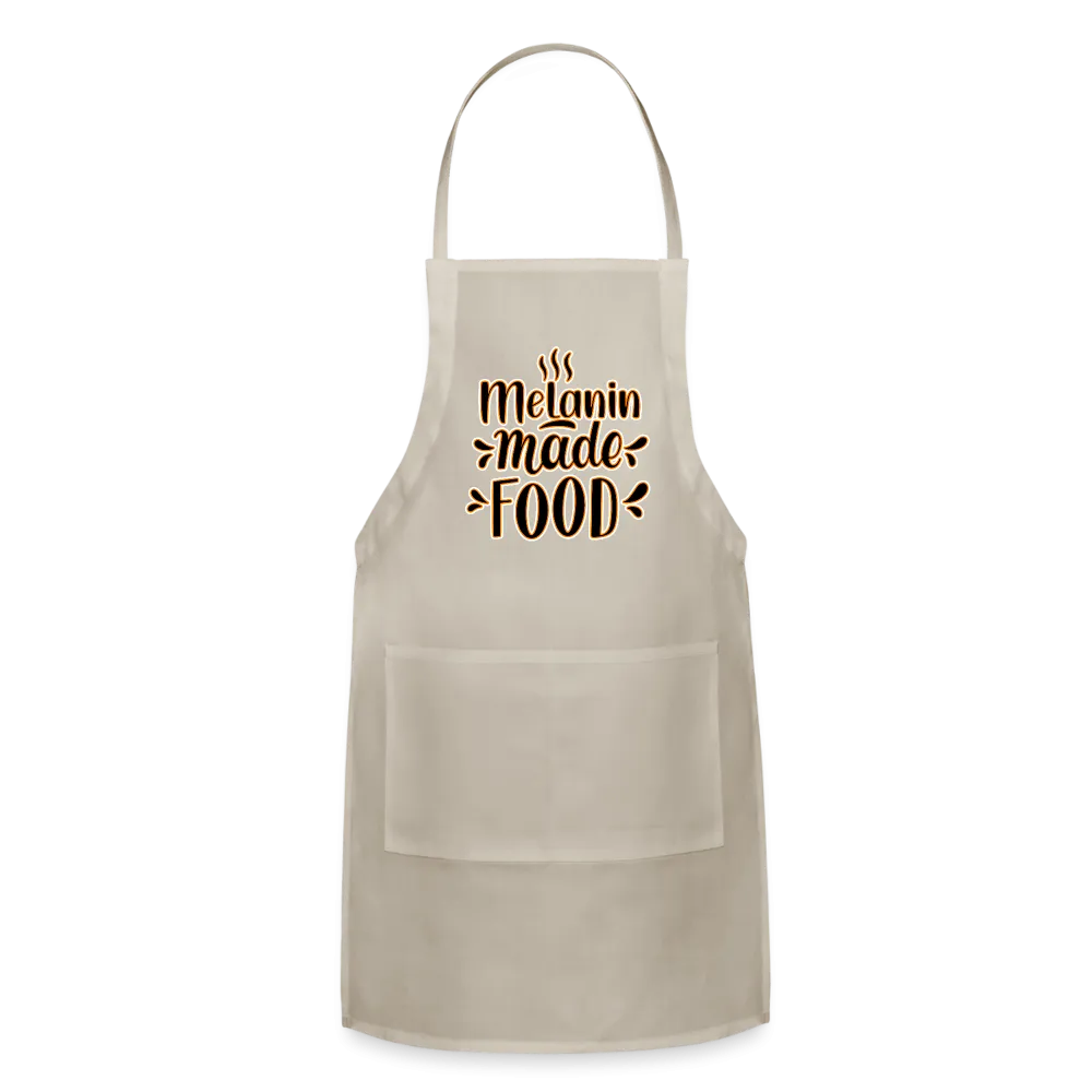 Melanin Made This Food - Adjustable Apron