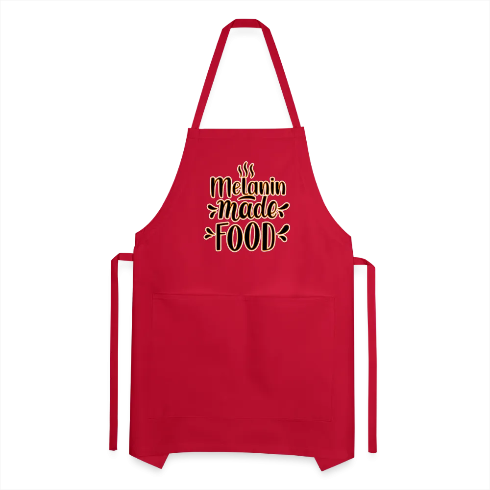 Melanin Made This Food - Adjustable Apron