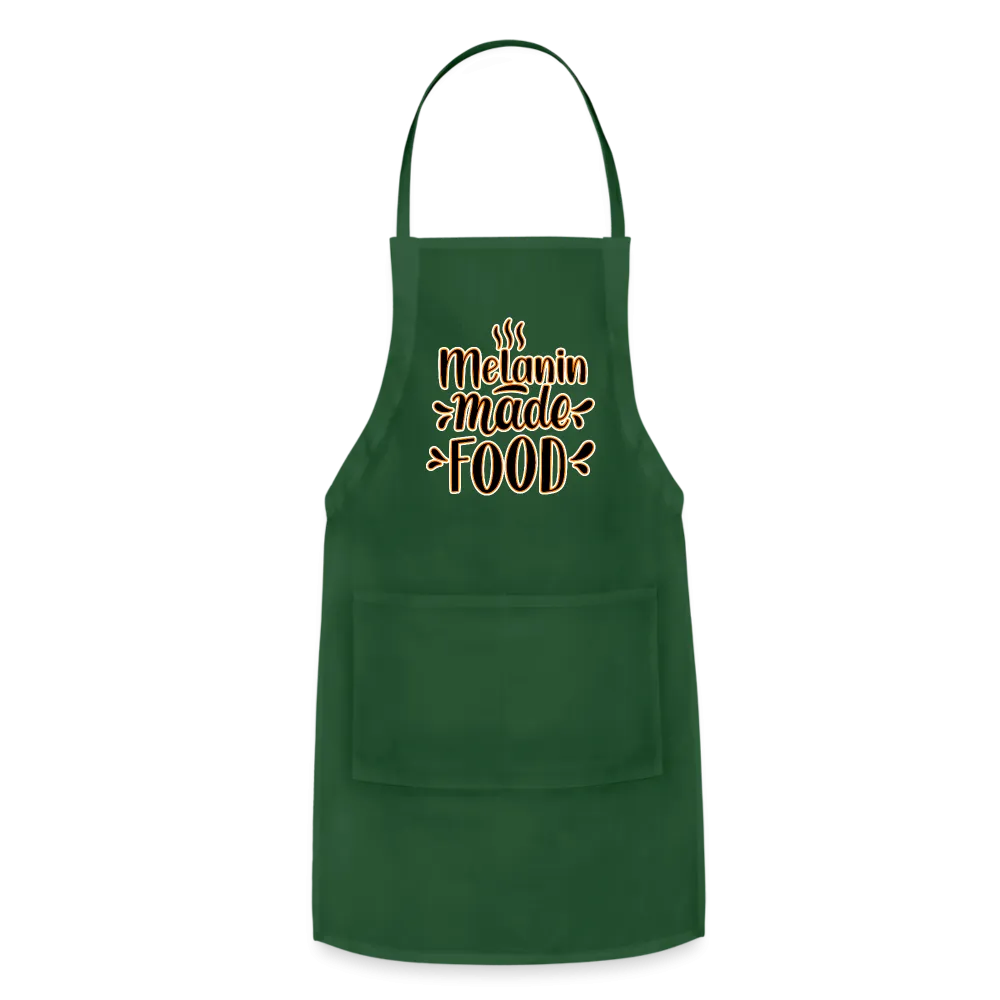 Melanin Made This Food - Adjustable Apron