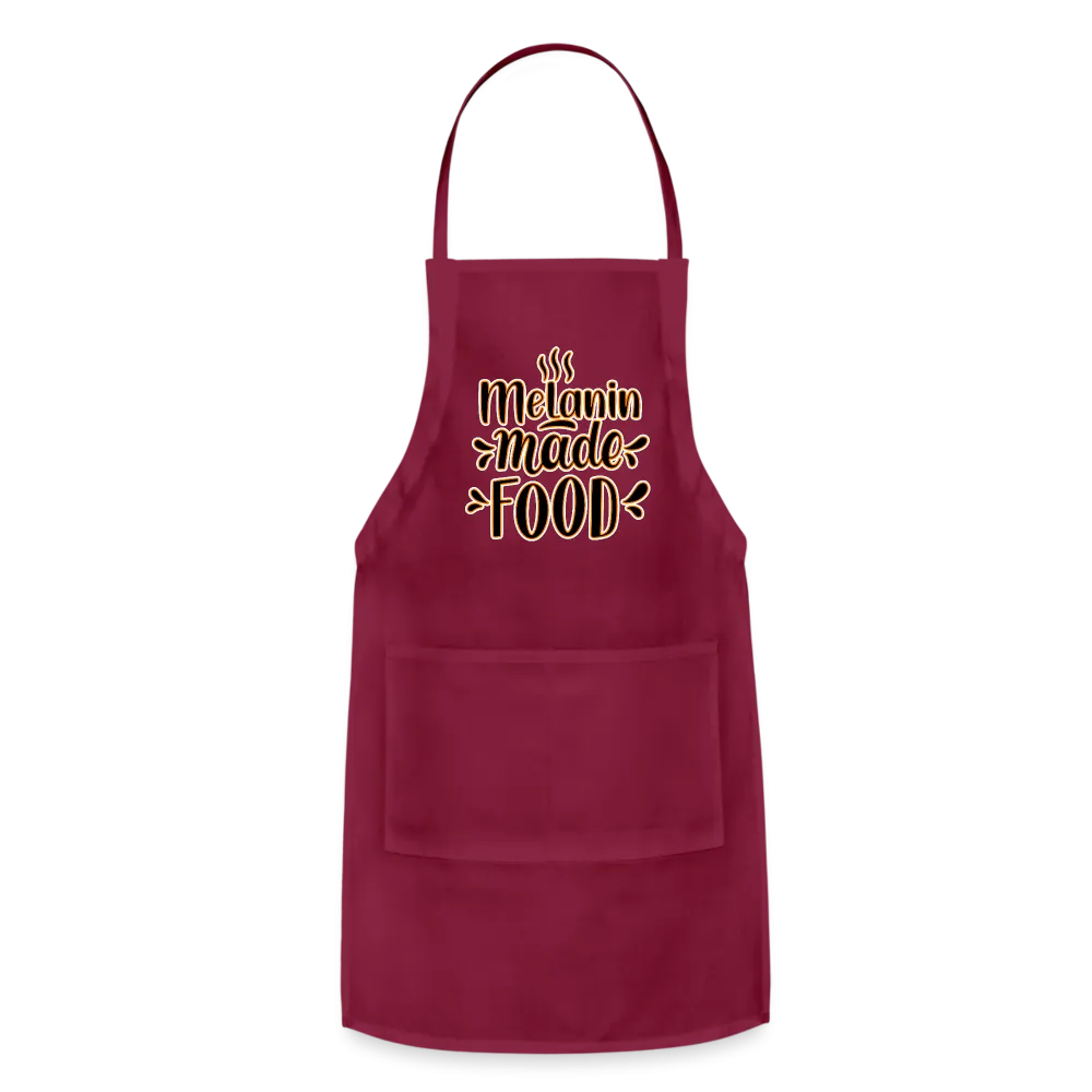 Melanin Made This Food - Adjustable Apron