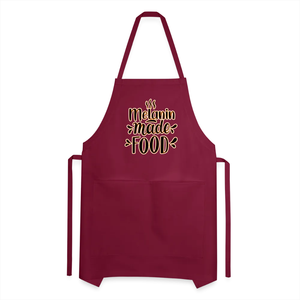 Melanin Made This Food - Adjustable Apron