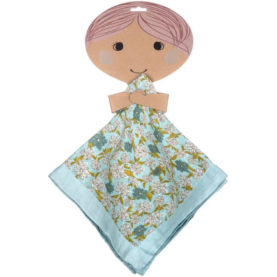 Milkbarn - Mini Lovely Comforter Bamboo - Blue Floral