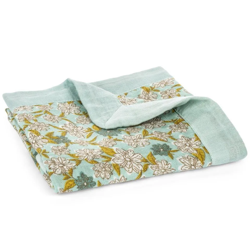 Milkbarn - Mini Lovely Comforter Bamboo - Blue Floral