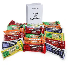 Millennium Energy Bars Assorted Flavors 18 - Pack Including Emergency Guide