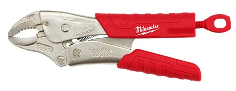 Milwaukee Torque Lock 48-22-3407 Locking Plier, 7 in OAL, Black/Red/Silver Handle, Comfort-Grip, Overmold Handle :EA: QUANTITY: 1