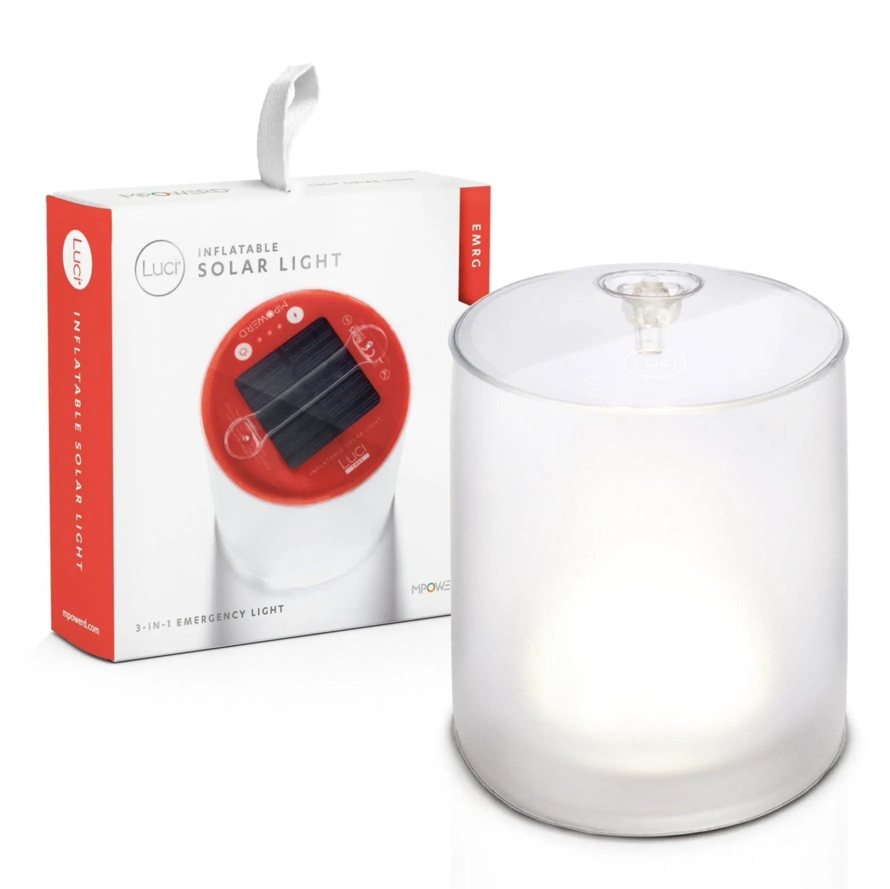 MPOWERD Luci EMRG Solar Powered Inflatable Lantern