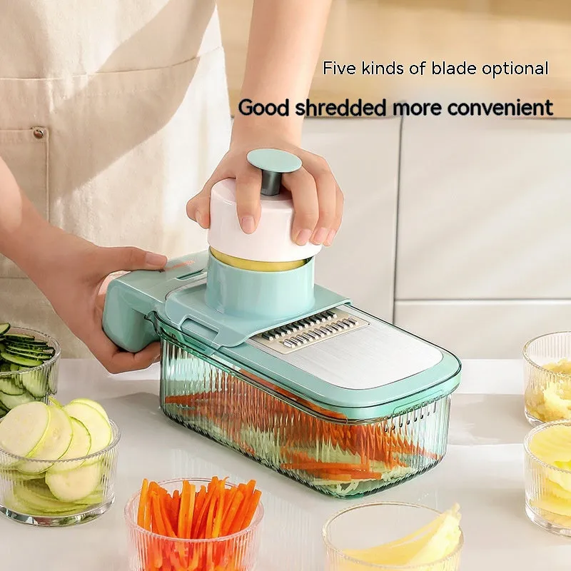 Multi-function Vegetable Chopper & Grater – Slicer, Shredder, and Handy Cutter