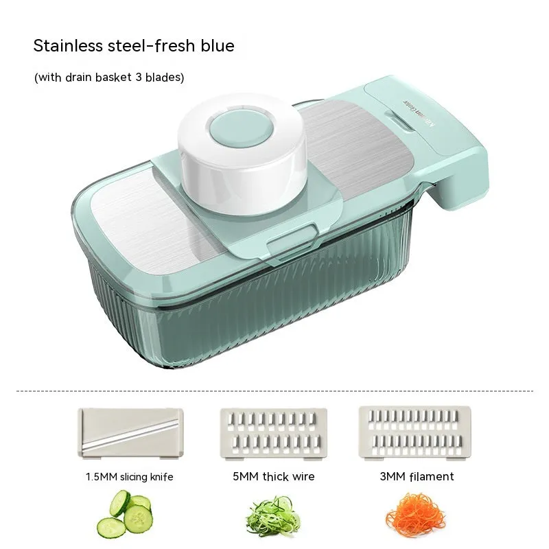 Multi-function Vegetable Chopper & Grater – Slicer, Shredder, and Handy Cutter