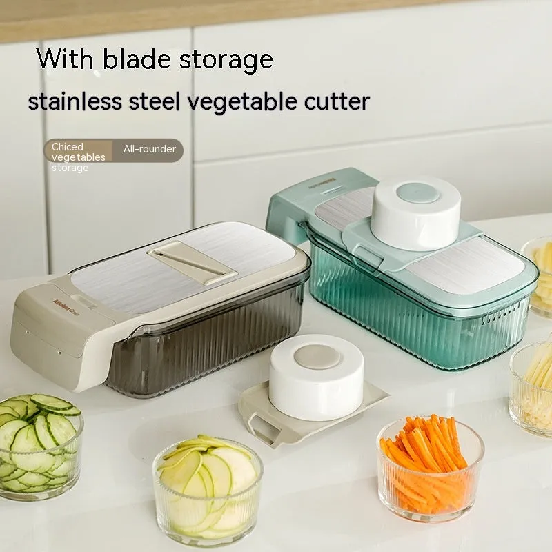 Multi-function Vegetable Chopper & Grater – Slicer, Shredder, and Handy Cutter