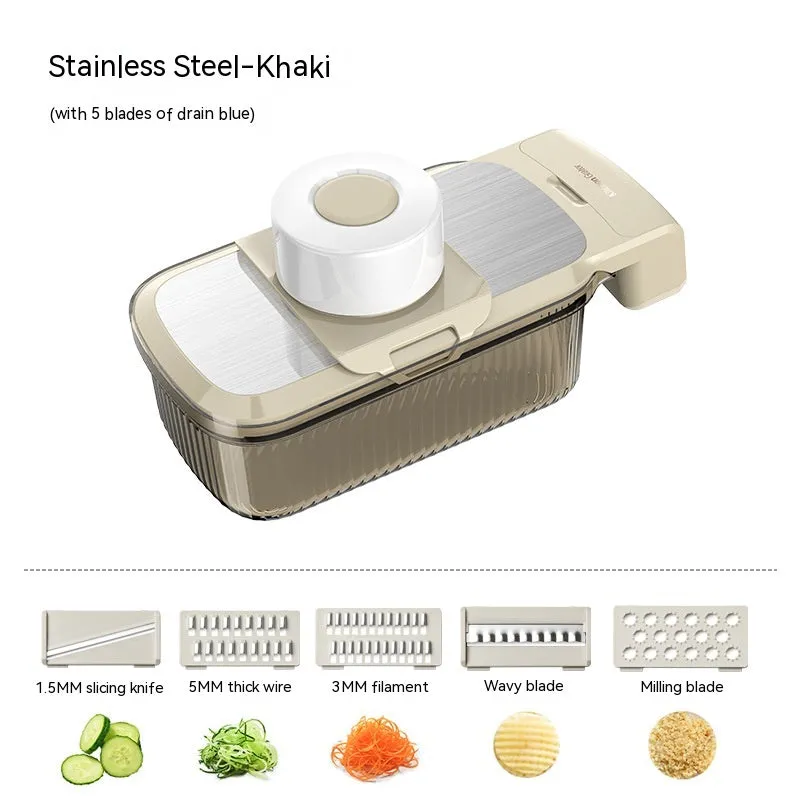 Multi-function Vegetable Chopper & Grater – Slicer, Shredder, and Handy Cutter