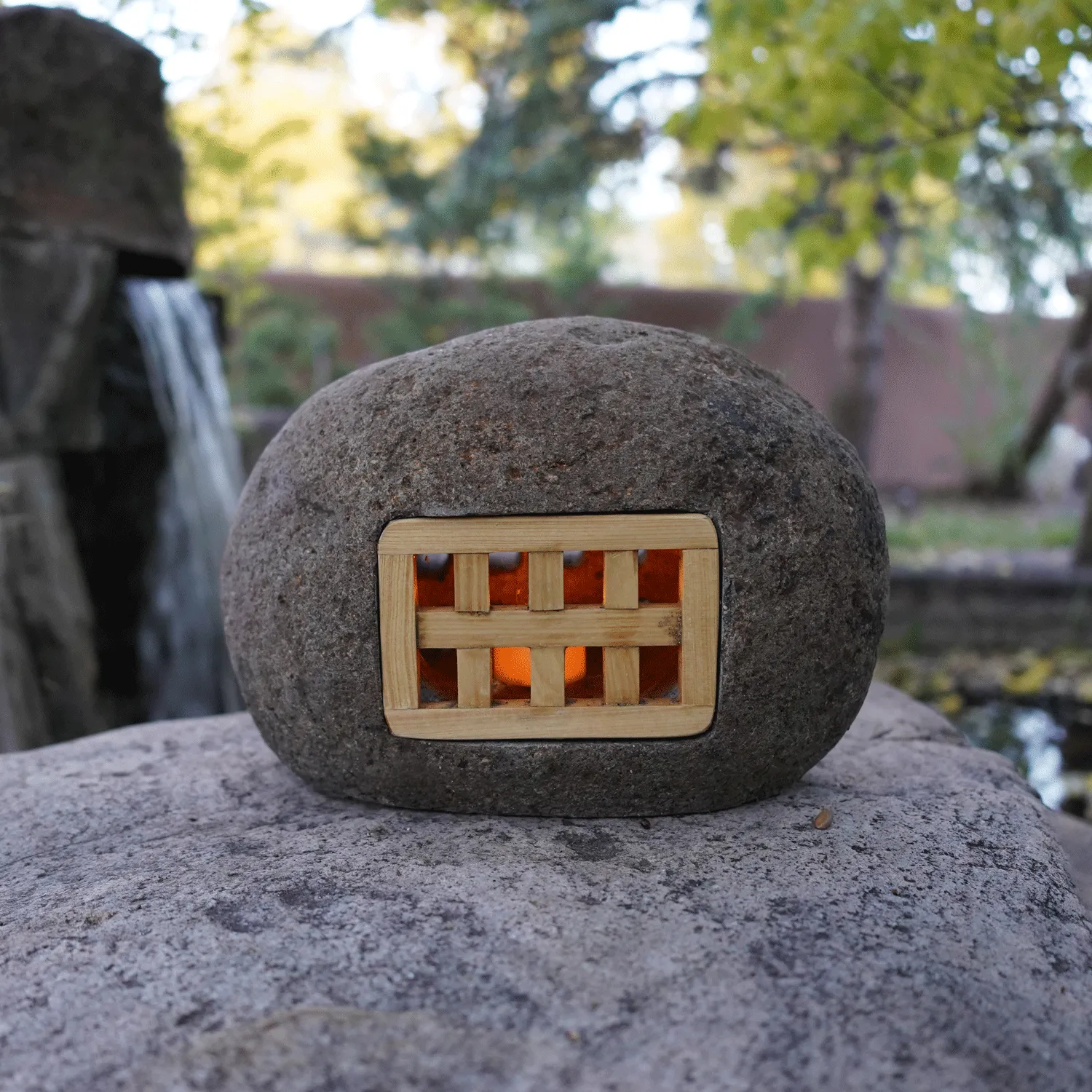 NATURAL ISHI LANTERN