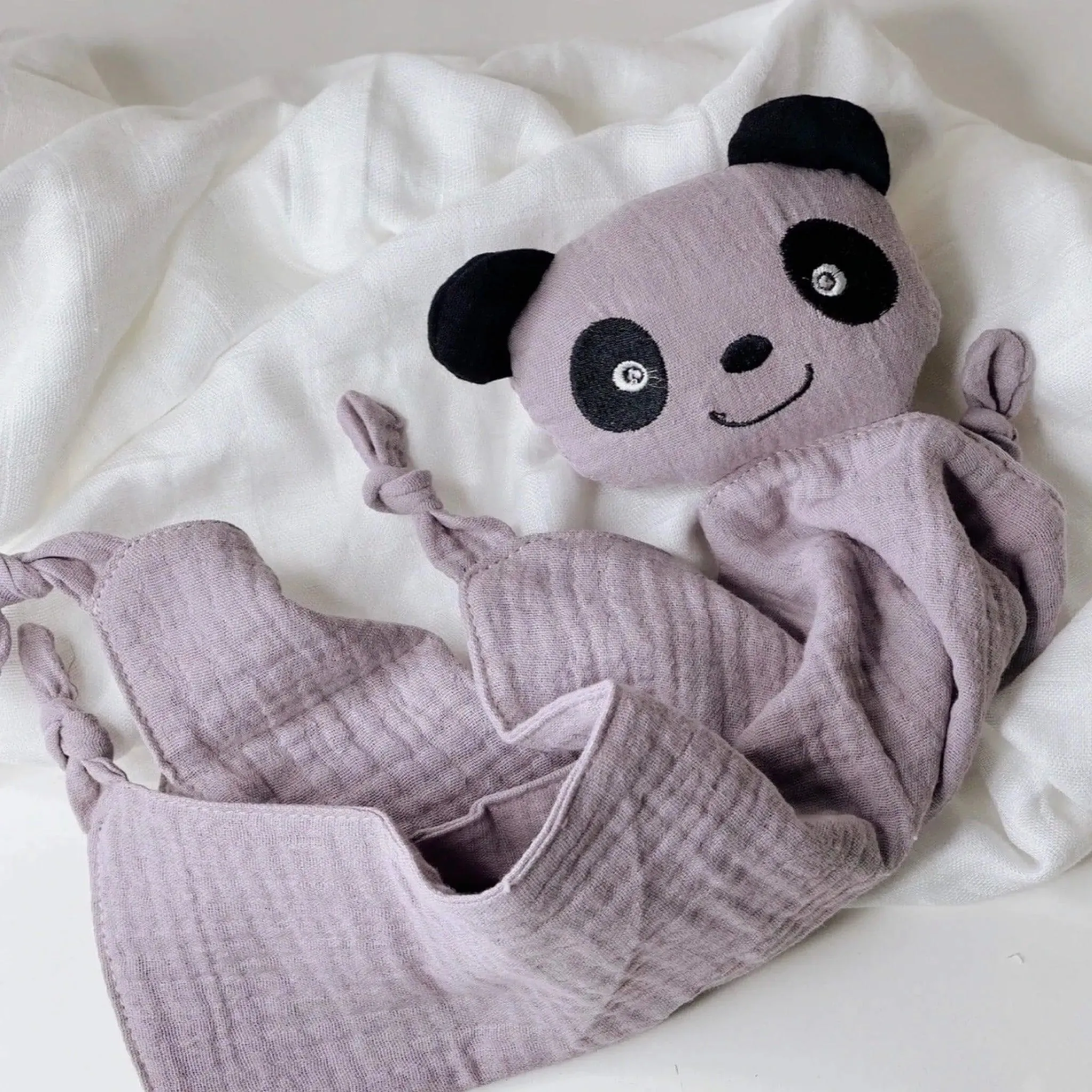 Nenina & Co. Comforter  Panda Deep Lilac