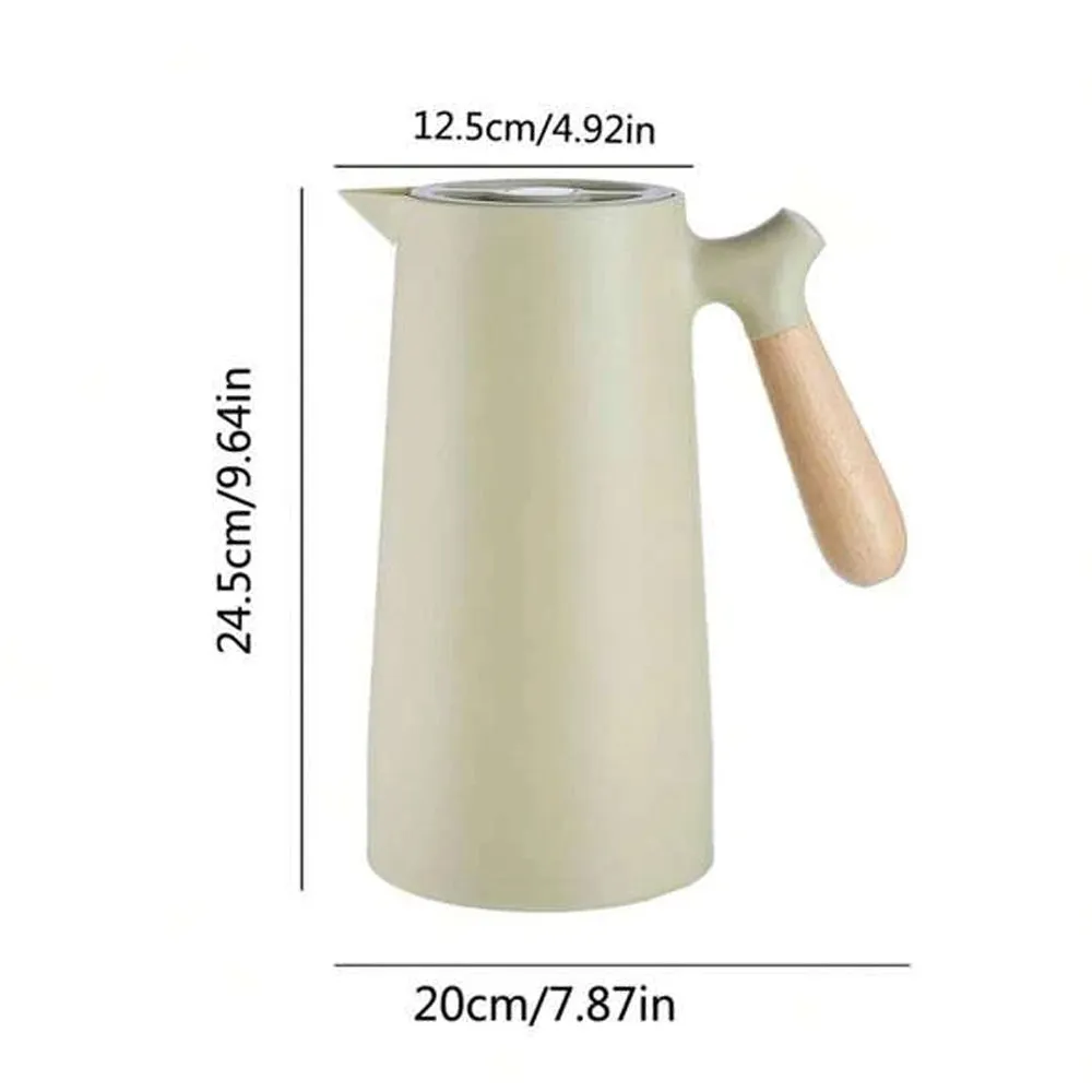 (Net) 1000ml Vacuum Jug Flask with Push Button Pourage / 561518