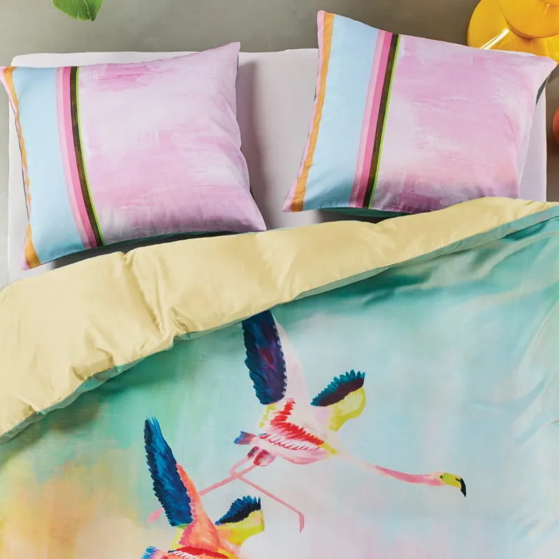 Oilily Colorful Birds Cotton Multi Quilt Cover Set