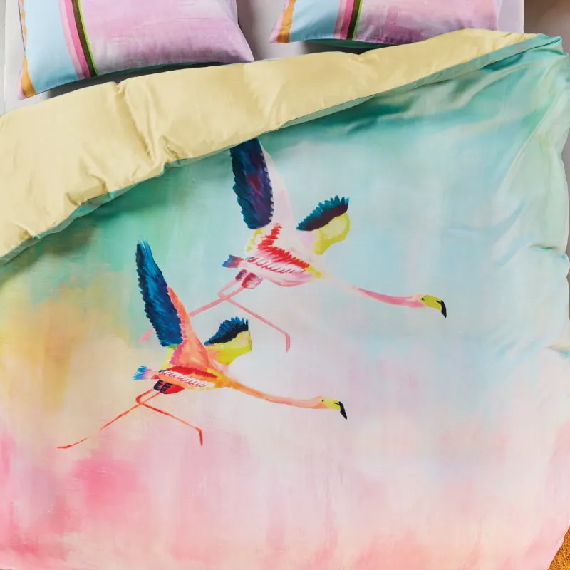 Oilily Colorful Birds Cotton Multi Quilt Cover Set