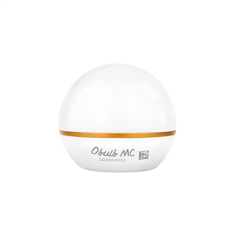 Olight Obulb MC Portable Rechargeable Multi Color LED Mini Lantern 75 Lumens - White