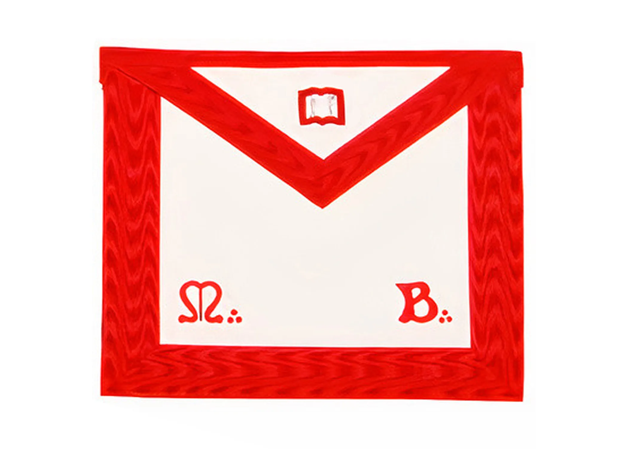 Orator Scottish Rite Apron - Red Moire