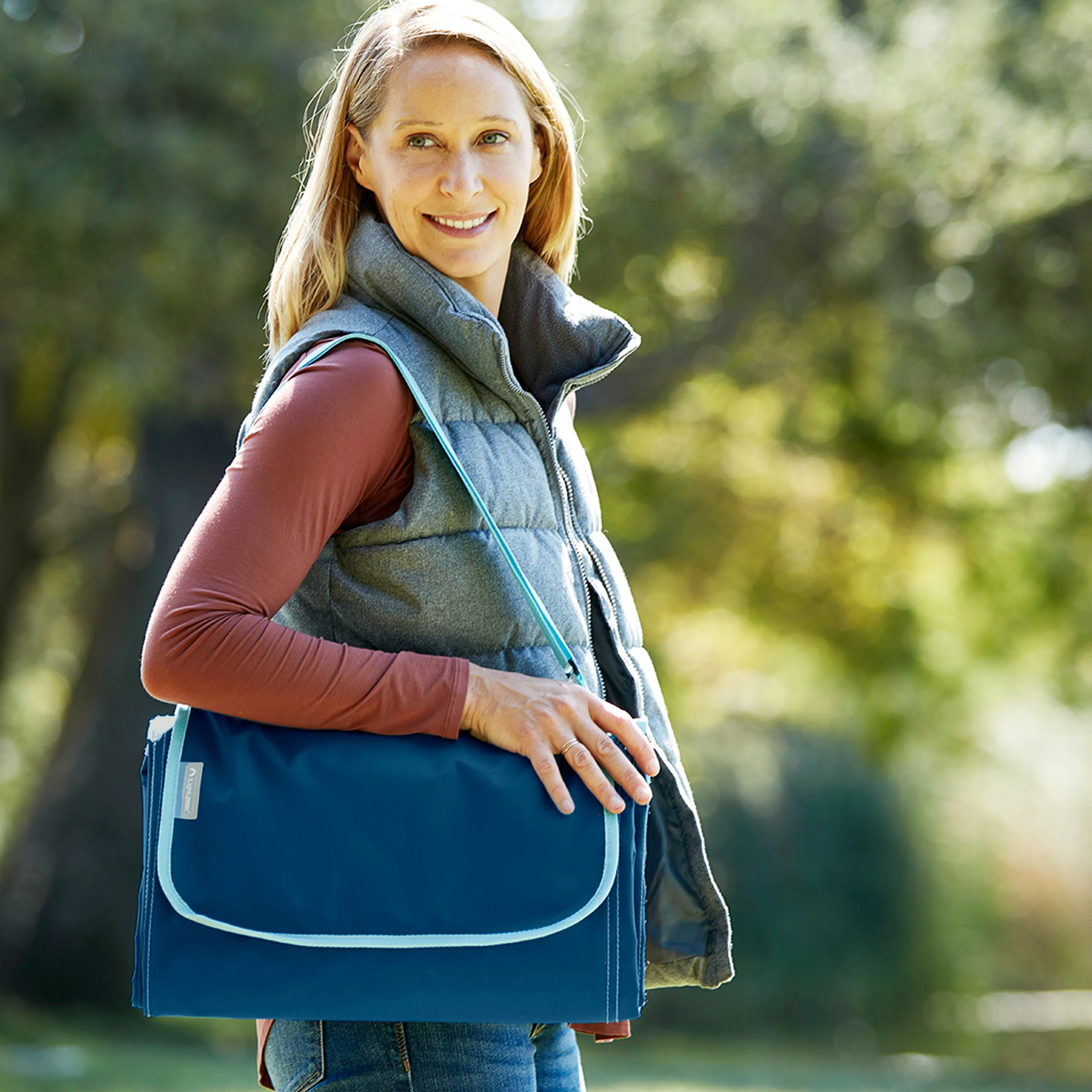 Outdoor Blanket with Shoulder Strap, Camping Essentials