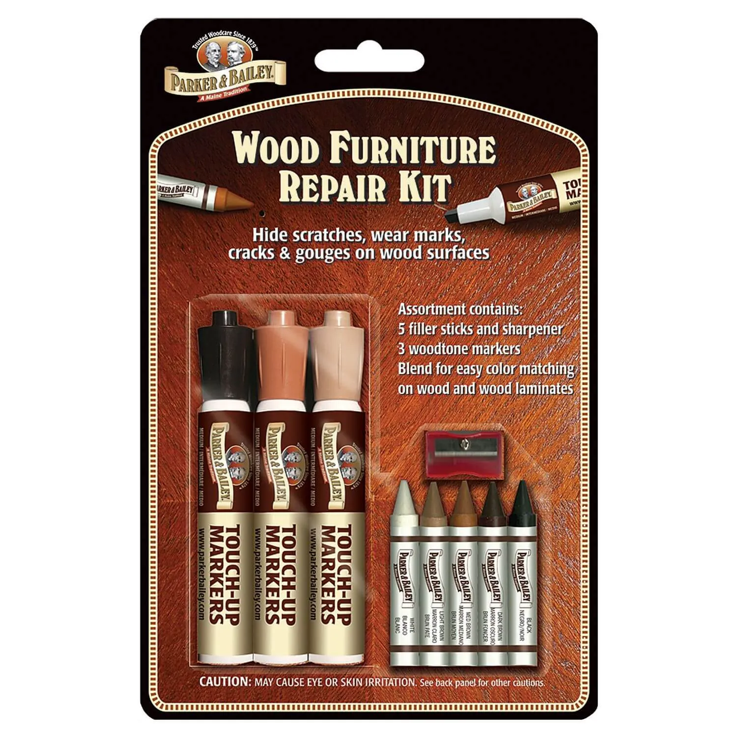 Parker & Bailey Wood Furniture Repair Kit