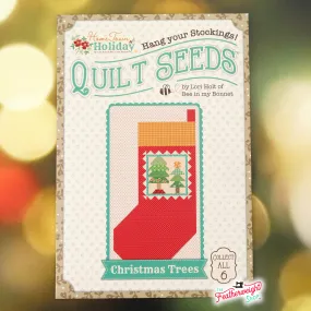 PATTERN, Christmas Trees Stocking Quilt Seeds ~  No. 1 Block by Lori Holt