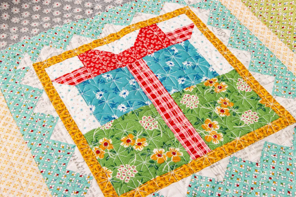 PATTERN, Christmas Trees Stocking Quilt Seeds ~  No. 1 Block by Lori Holt