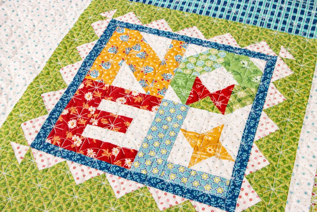 PATTERN, Christmas Trees Stocking Quilt Seeds ~  No. 1 Block by Lori Holt