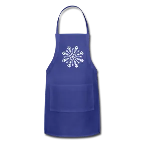 Paw Snowflake Adjustable Apron