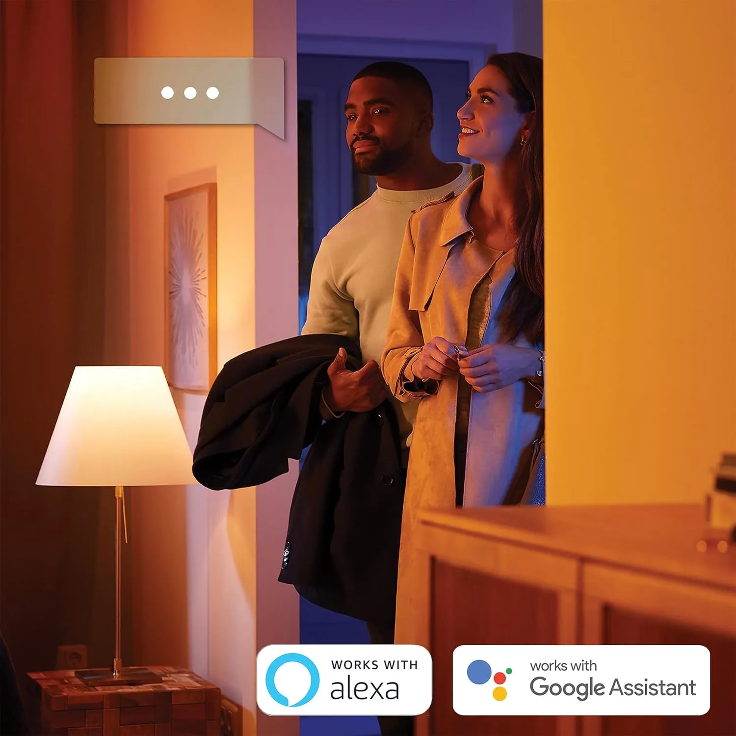 Philips Hue White Ambiance GU10 Smart Light - Works with Alexa, Google Assistant & Apple HomeKit, for Indoor Lighting