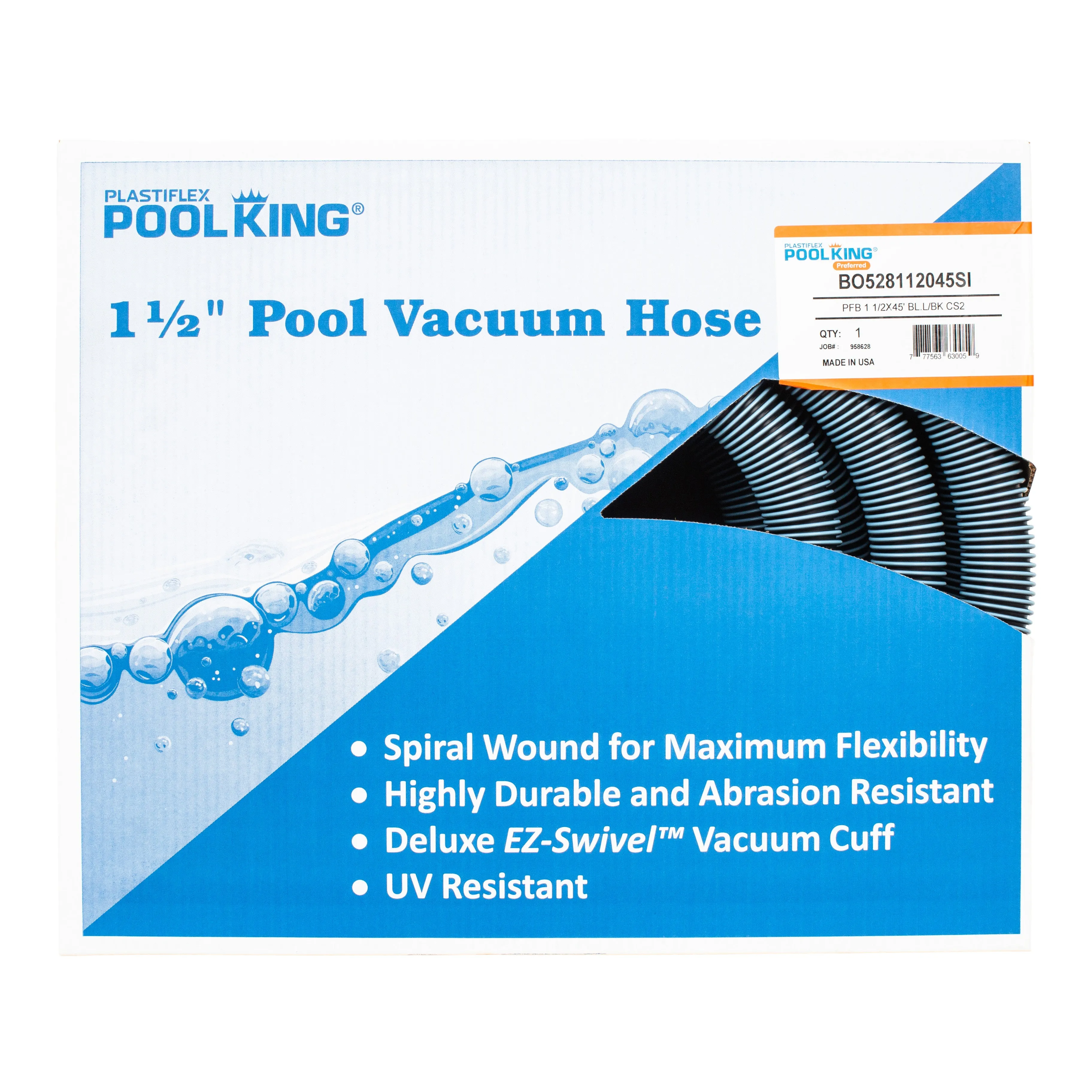 Plastiflex Pool King Vacuum Hose - 1 1/2 in