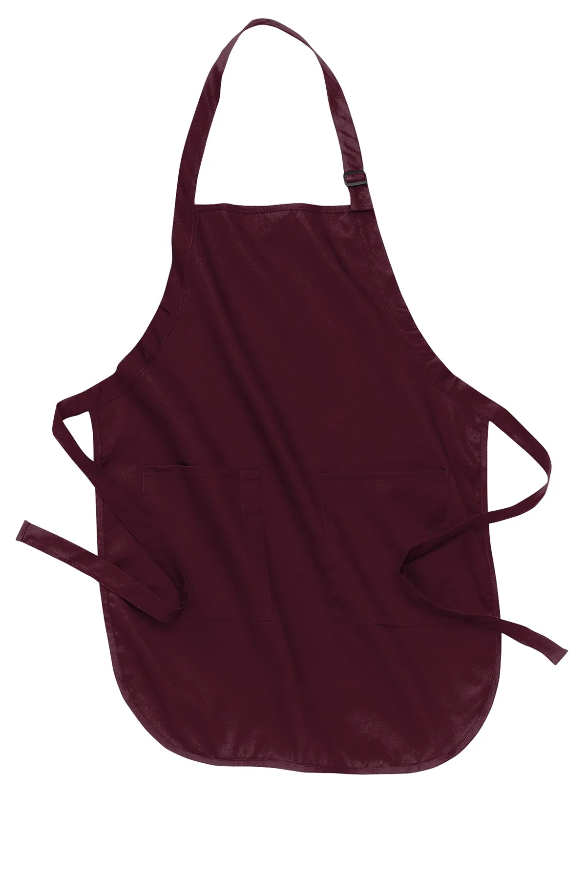 Port Authority Full-Length Custom Aprons with Pockets, Maroon