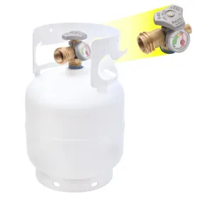 Portable 5lb Propane Tank LP Cylinder with OPD & Gauge