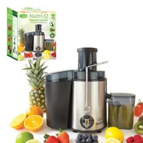 Quest Nutri-Q Centrifugal Power Juicer - Black/Silver