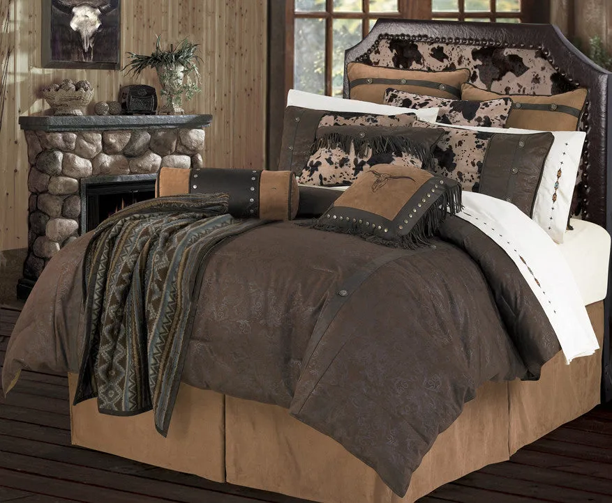 "Caldwell" Western 5-Piece Comforter Set - Queen