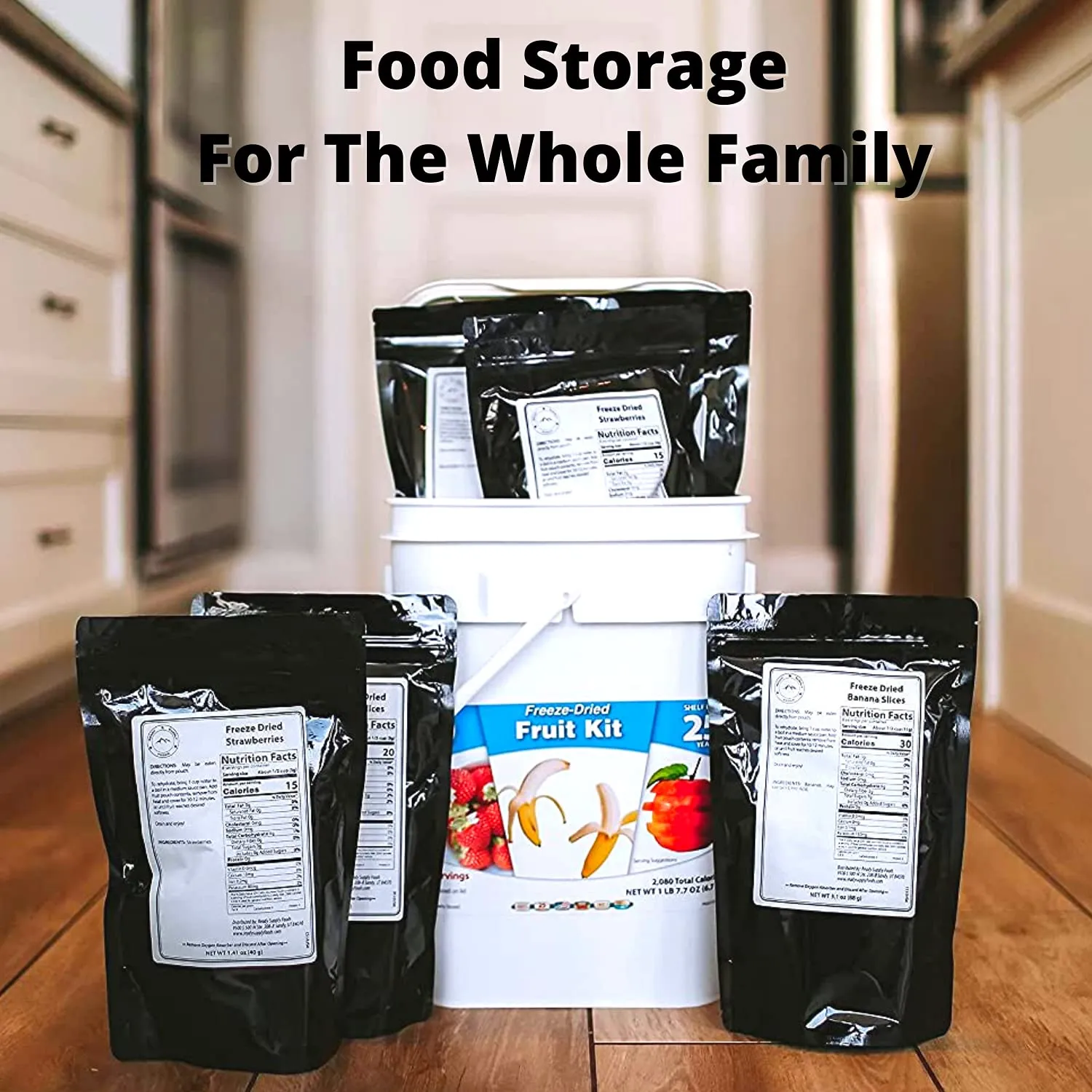 Ready Supply Foods - Freeze-Dried Fruit Kit - 96 Servings