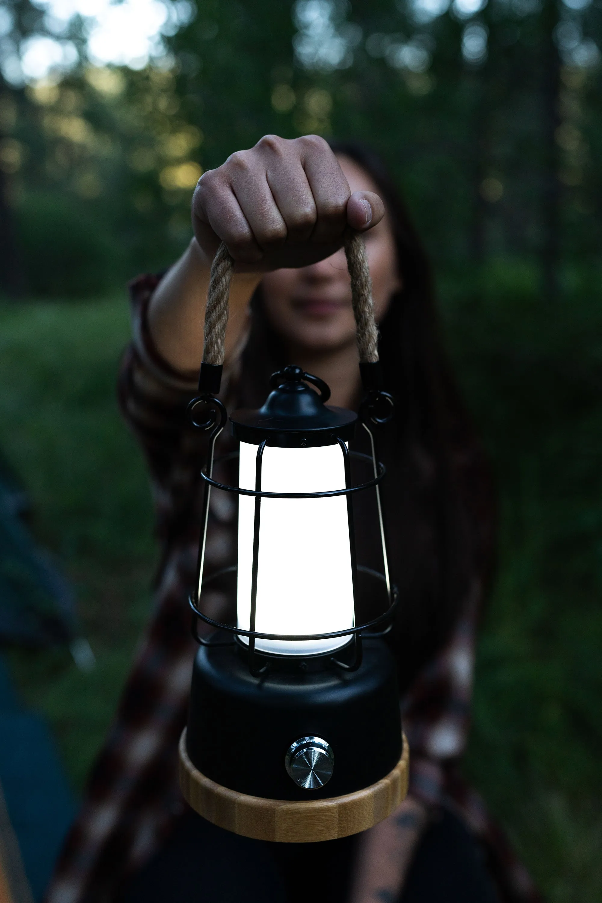 Rechargeable Hemp Rope Lantern - 1000 Lumen