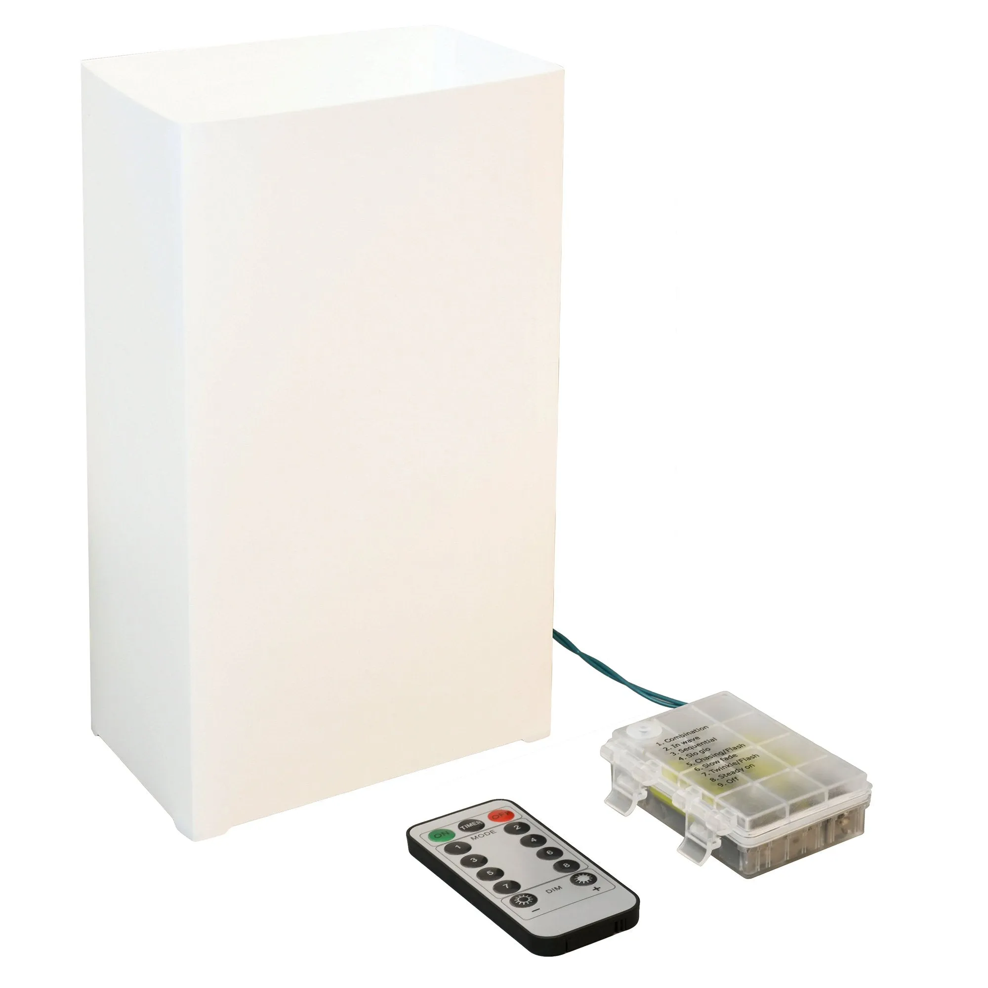 Remote Control Battery Operated LED Luminaria Kit