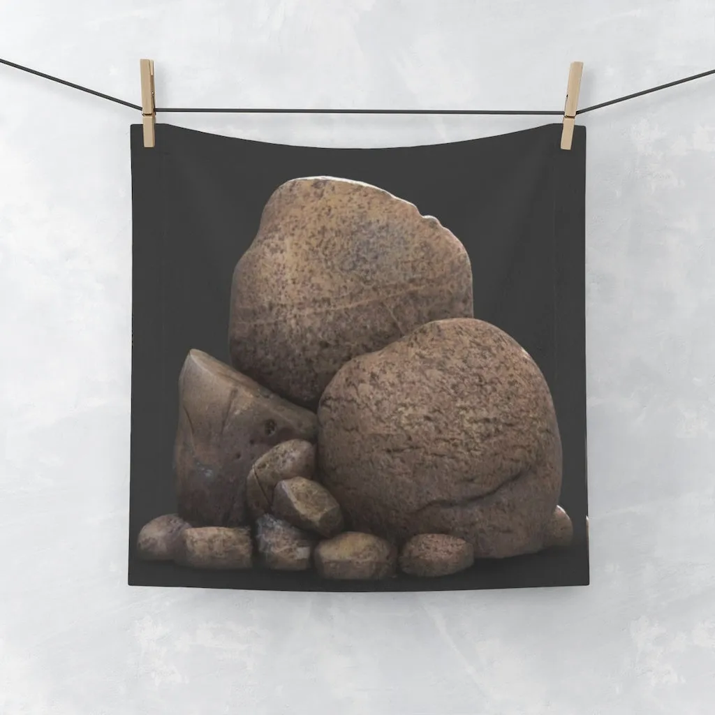 Rocks Face Towel