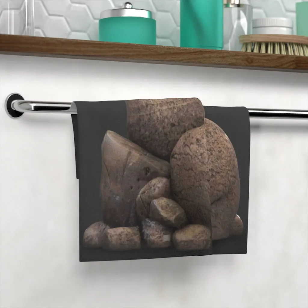 Rocks Face Towel