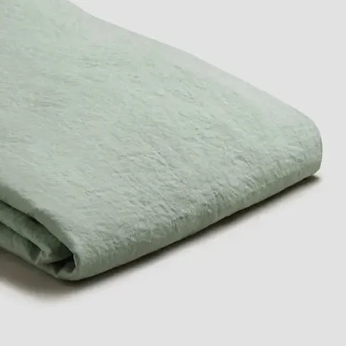 Sage Green Linen Duvet Cover